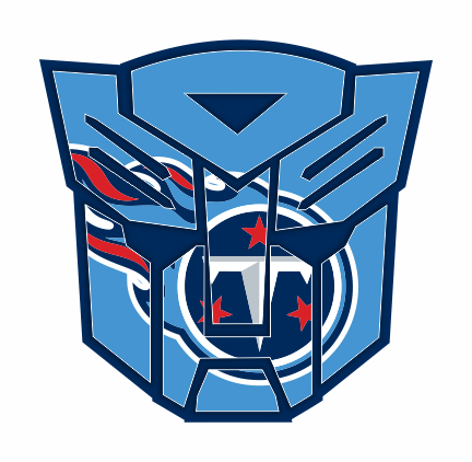 Autobots Tennessee Titans logo iron on paper